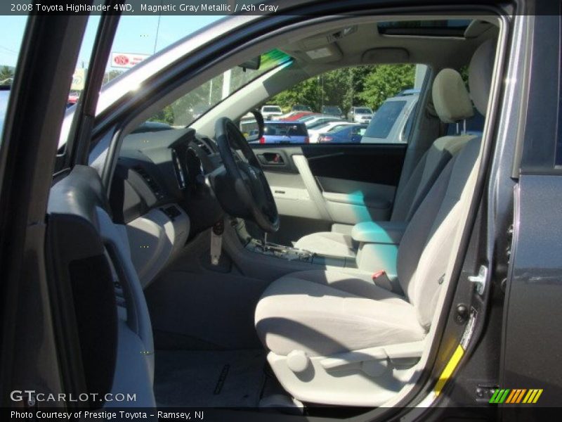 Magnetic Gray Metallic / Ash Gray 2008 Toyota Highlander 4WD