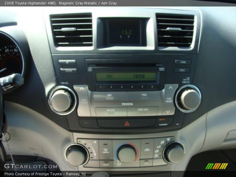 Magnetic Gray Metallic / Ash Gray 2008 Toyota Highlander 4WD