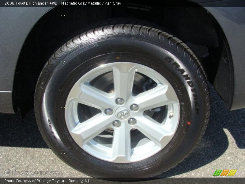 Magnetic Gray Metallic / Ash Gray 2008 Toyota Highlander 4WD
