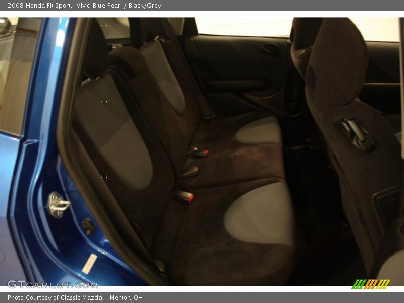 Vivid Blue Pearl / Black/Grey 2008 Honda Fit Sport