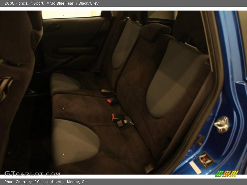 Vivid Blue Pearl / Black/Grey 2008 Honda Fit Sport