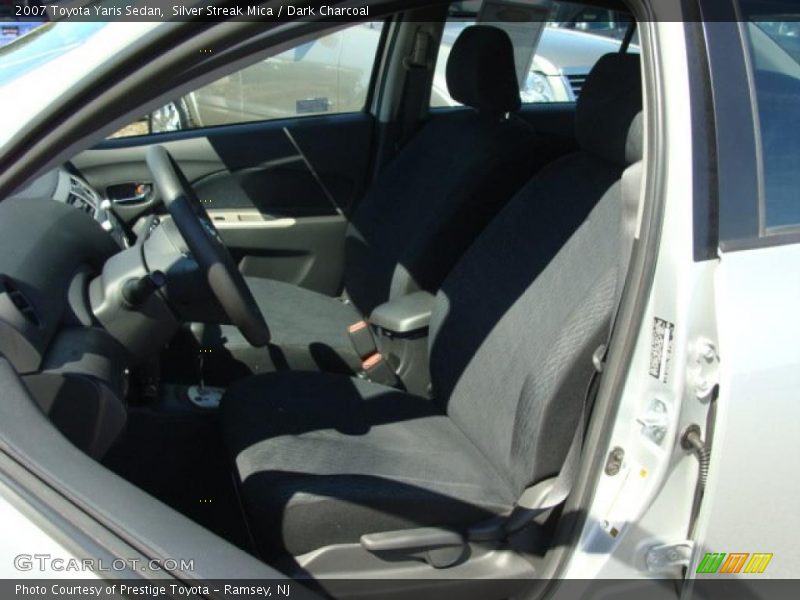 Silver Streak Mica / Dark Charcoal 2007 Toyota Yaris Sedan