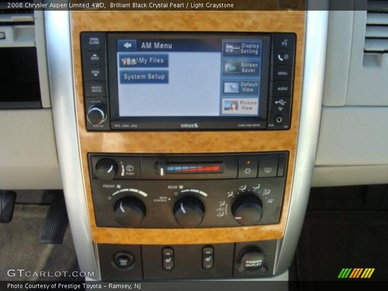 Brilliant Black Crystal Pearl / Light Graystone 2008 Chrysler Aspen Limited 4WD