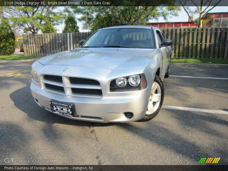 Bright Silver Metallic / Dark Slate Gray 2008 Dodge Charger SE