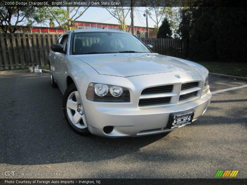 Bright Silver Metallic / Dark Slate Gray 2008 Dodge Charger SE