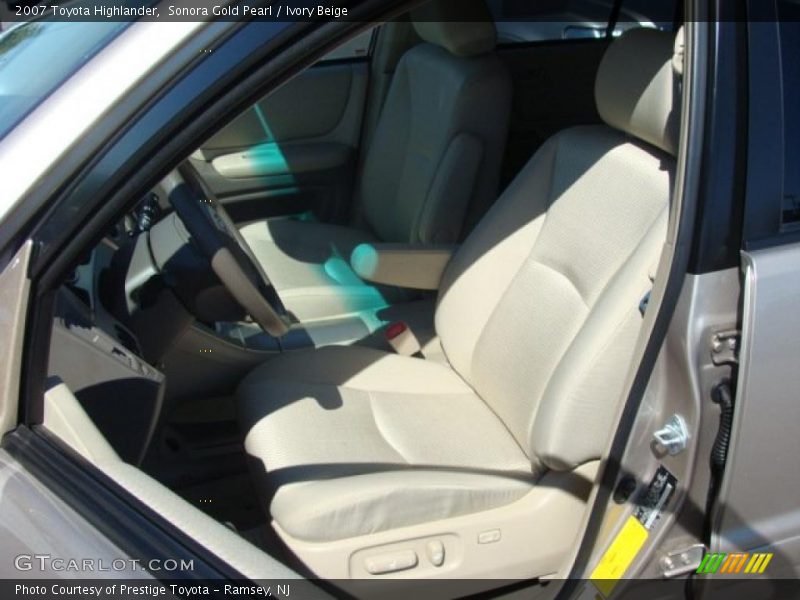 Sonora Gold Pearl / Ivory Beige 2007 Toyota Highlander