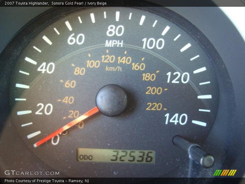 Sonora Gold Pearl / Ivory Beige 2007 Toyota Highlander