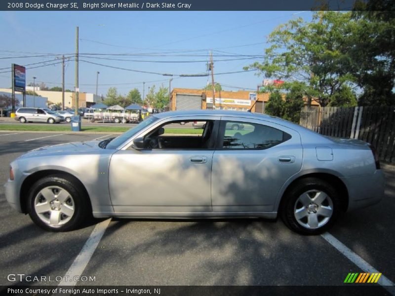 Bright Silver Metallic / Dark Slate Gray 2008 Dodge Charger SE