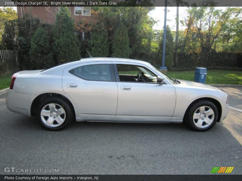 Bright Silver Metallic / Dark Slate Gray 2008 Dodge Charger SE