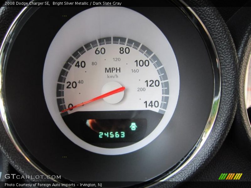 Bright Silver Metallic / Dark Slate Gray 2008 Dodge Charger SE