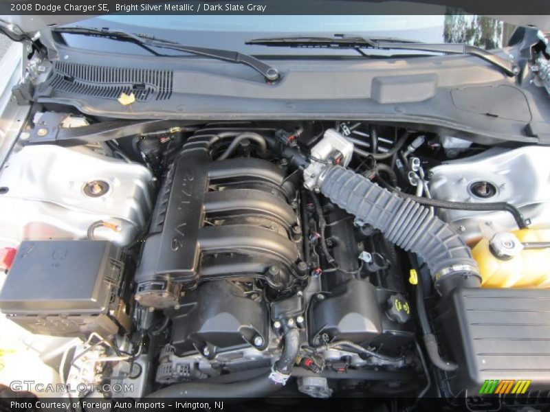 Bright Silver Metallic / Dark Slate Gray 2008 Dodge Charger SE
