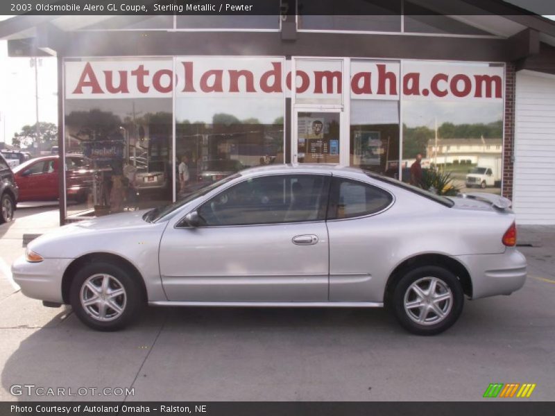 Sterling Metallic / Pewter 2003 Oldsmobile Alero GL Coupe