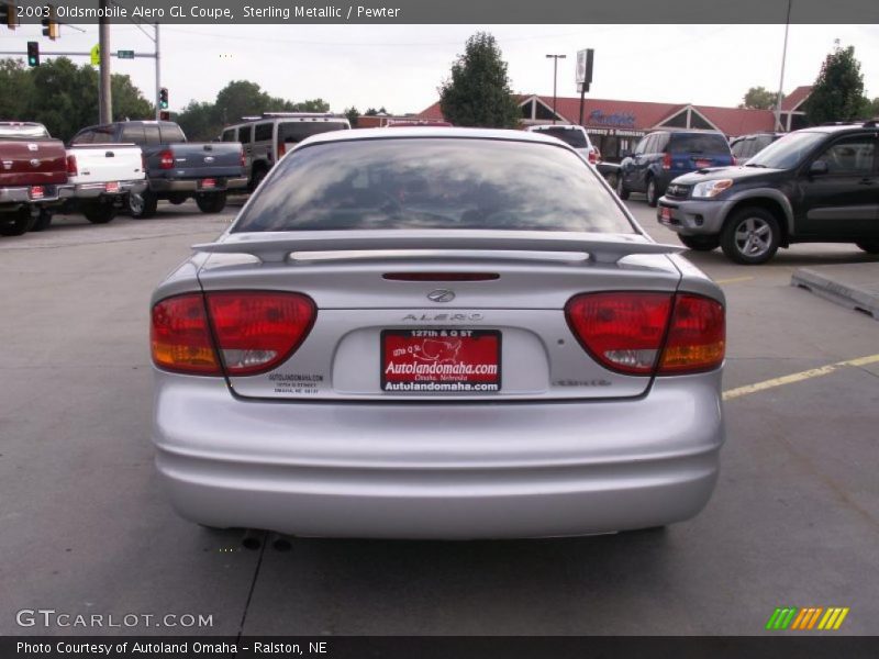 Sterling Metallic / Pewter 2003 Oldsmobile Alero GL Coupe