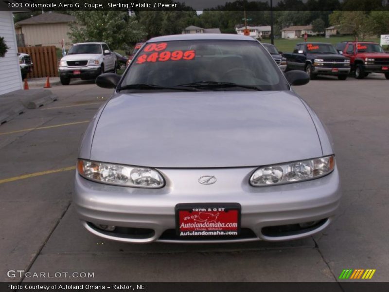 Sterling Metallic / Pewter 2003 Oldsmobile Alero GL Coupe