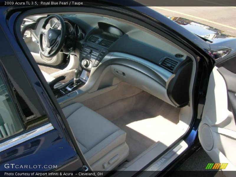 Royal Blue Pearl / Taupe 2009 Acura TL 3.5