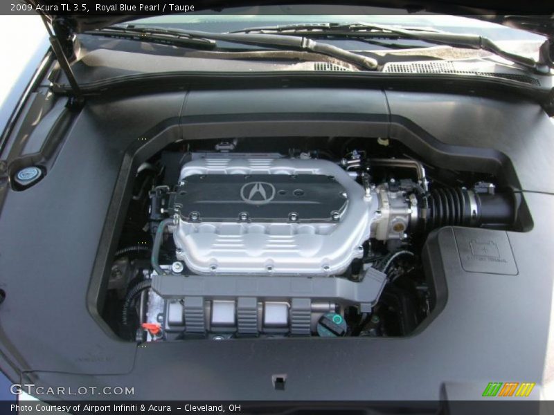 Royal Blue Pearl / Taupe 2009 Acura TL 3.5