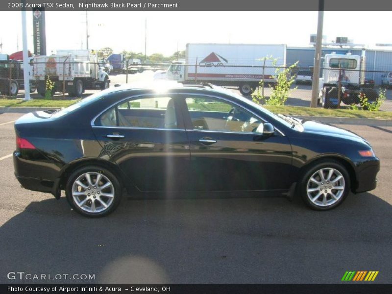 Nighthawk Black Pearl / Parchment 2008 Acura TSX Sedan