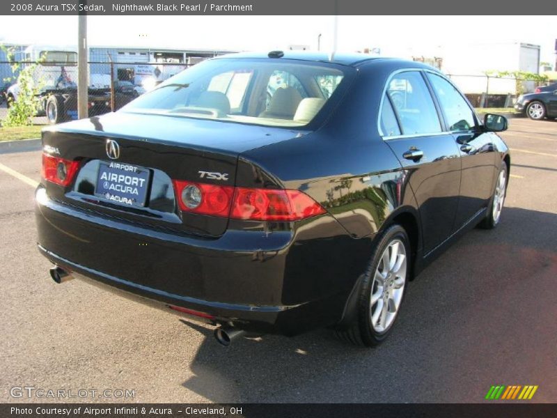 Nighthawk Black Pearl / Parchment 2008 Acura TSX Sedan