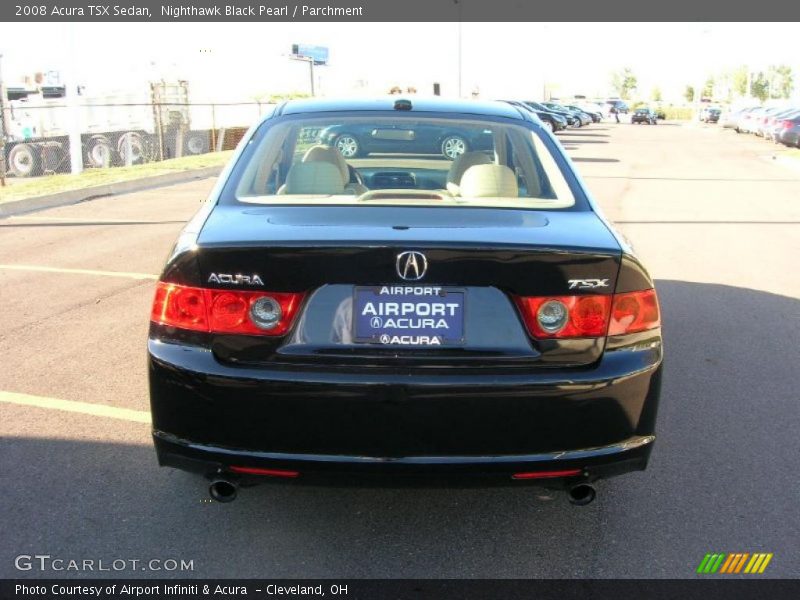 Nighthawk Black Pearl / Parchment 2008 Acura TSX Sedan