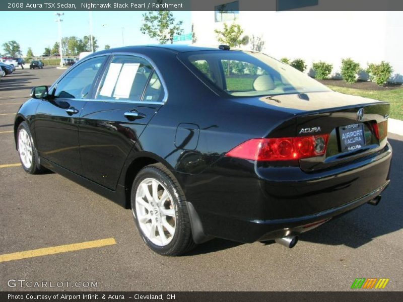 Nighthawk Black Pearl / Parchment 2008 Acura TSX Sedan