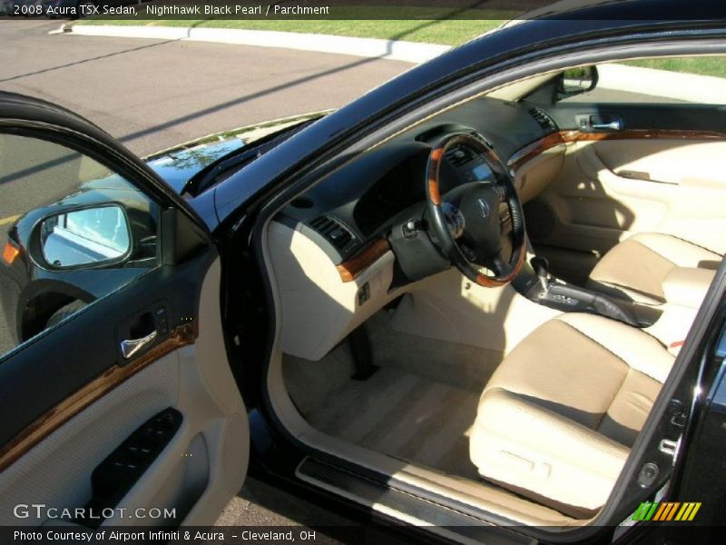 Nighthawk Black Pearl / Parchment 2008 Acura TSX Sedan