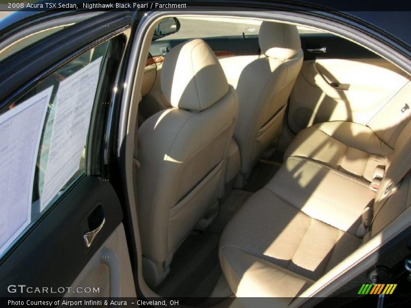 Nighthawk Black Pearl / Parchment 2008 Acura TSX Sedan