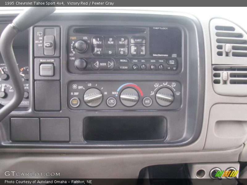 Victory Red / Pewter Gray 1995 Chevrolet Tahoe Sport 4x4