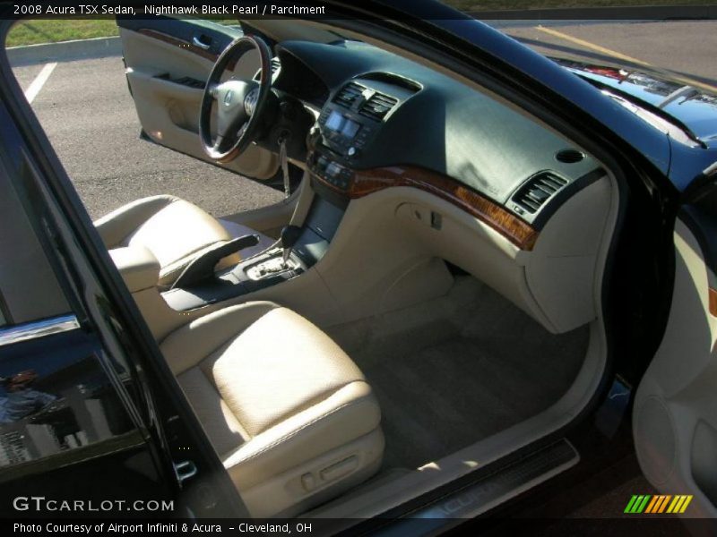 Nighthawk Black Pearl / Parchment 2008 Acura TSX Sedan