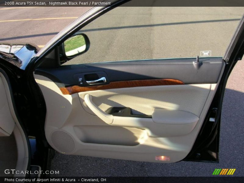 Nighthawk Black Pearl / Parchment 2008 Acura TSX Sedan