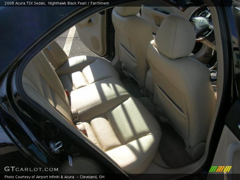 Nighthawk Black Pearl / Parchment 2008 Acura TSX Sedan