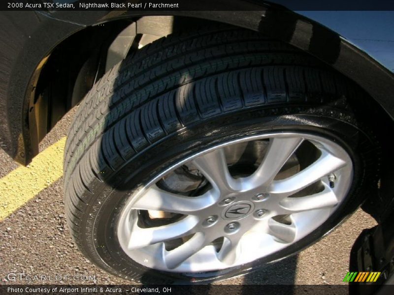 Nighthawk Black Pearl / Parchment 2008 Acura TSX Sedan