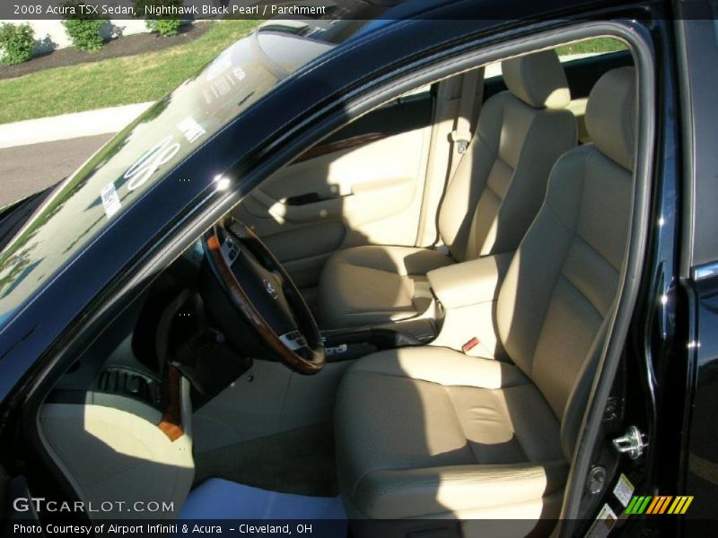 Nighthawk Black Pearl / Parchment 2008 Acura TSX Sedan