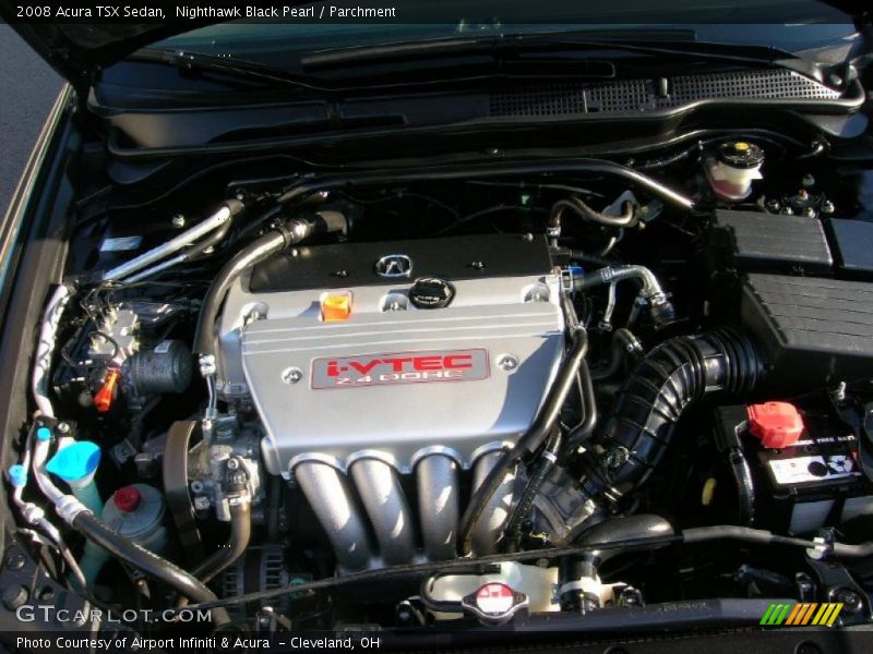 Nighthawk Black Pearl / Parchment 2008 Acura TSX Sedan
