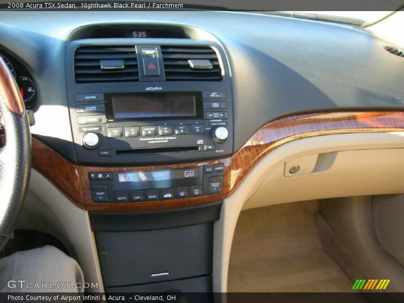 Nighthawk Black Pearl / Parchment 2008 Acura TSX Sedan