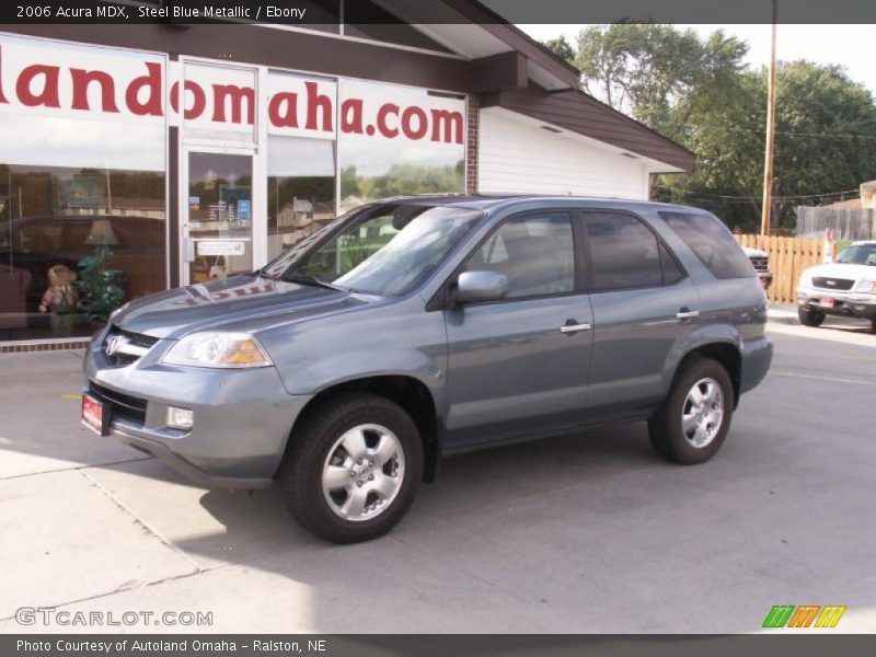 Steel Blue Metallic / Ebony 2006 Acura MDX