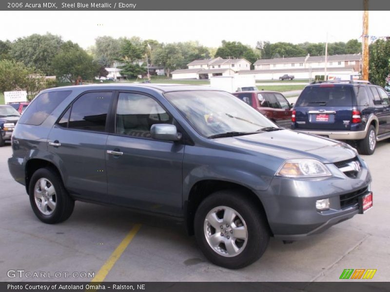 Steel Blue Metallic / Ebony 2006 Acura MDX