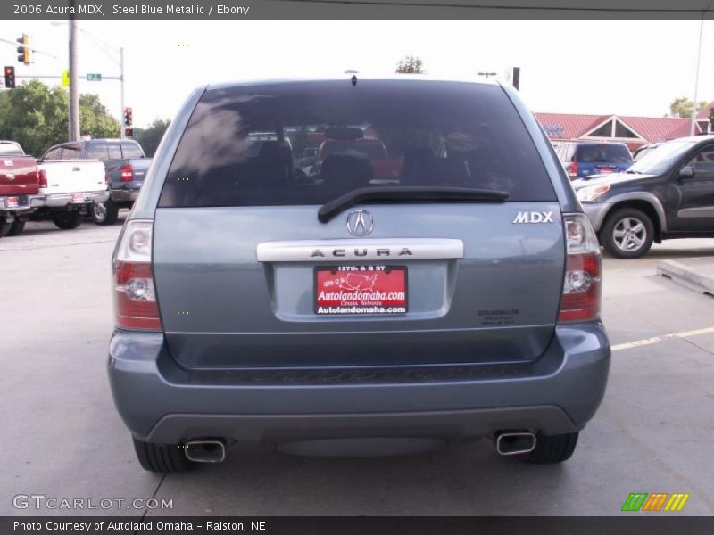 Steel Blue Metallic / Ebony 2006 Acura MDX