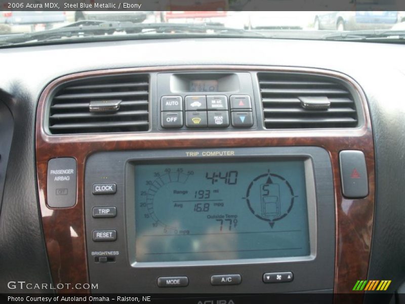 Steel Blue Metallic / Ebony 2006 Acura MDX