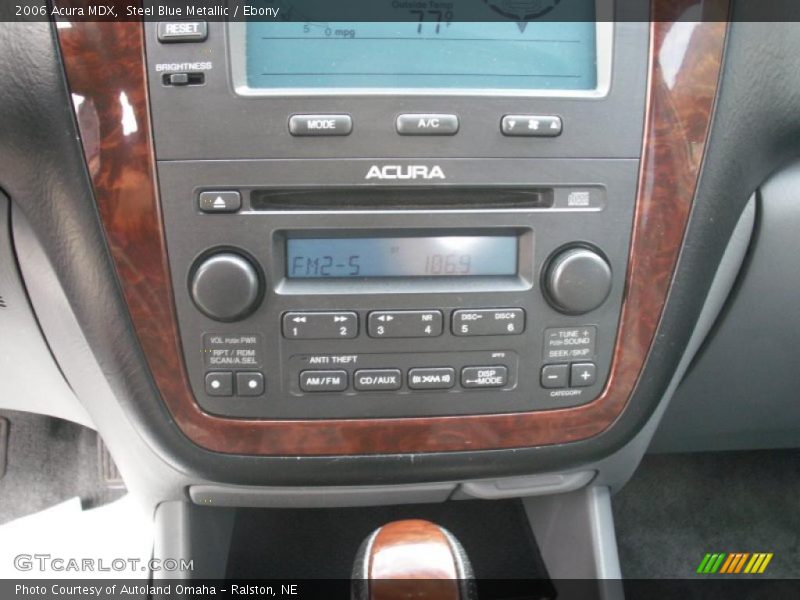 Steel Blue Metallic / Ebony 2006 Acura MDX
