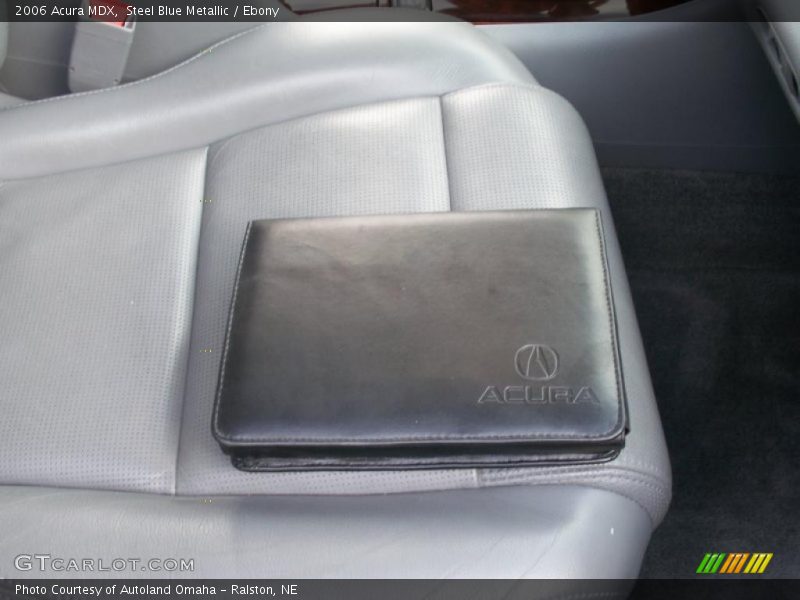 Steel Blue Metallic / Ebony 2006 Acura MDX