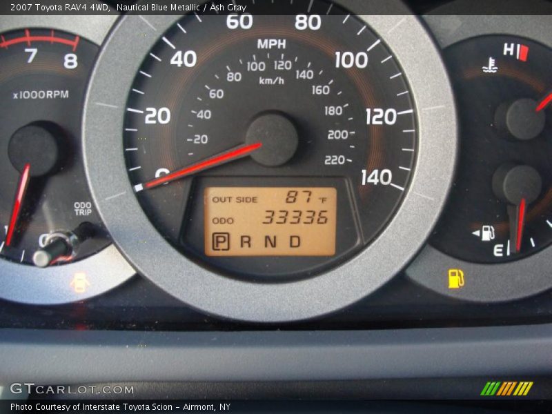 Nautical Blue Metallic / Ash Gray 2007 Toyota RAV4 4WD