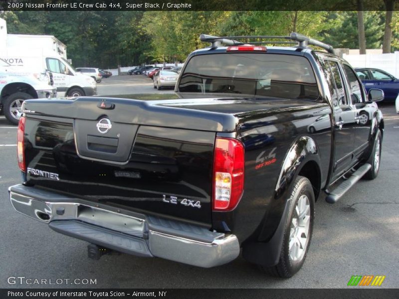 Super Black / Graphite 2009 Nissan Frontier LE Crew Cab 4x4