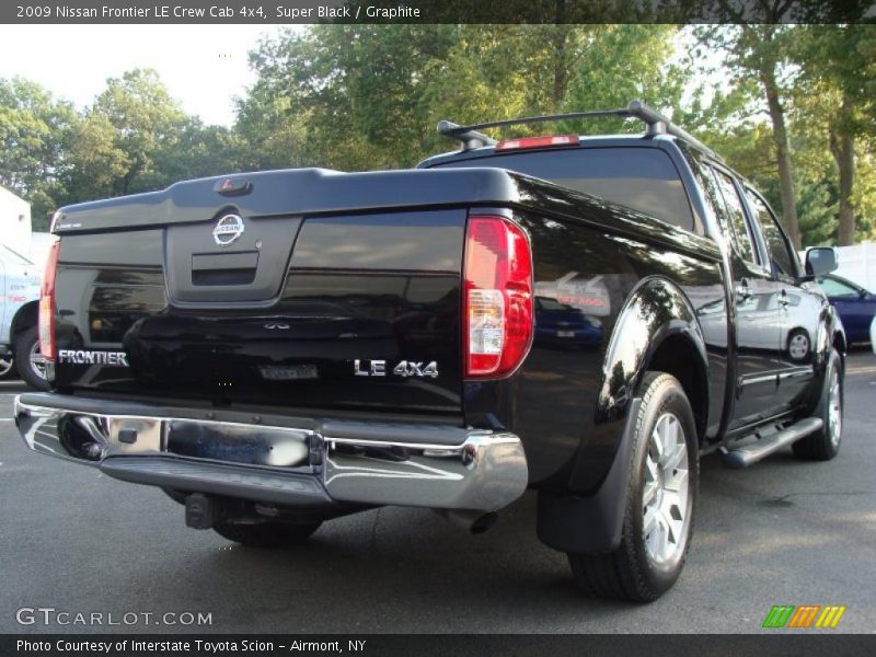 Super Black / Graphite 2009 Nissan Frontier LE Crew Cab 4x4
