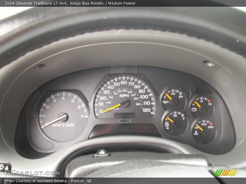 Indigo Blue Metallic / Medium Pewter 2004 Chevrolet TrailBlazer LT 4x4