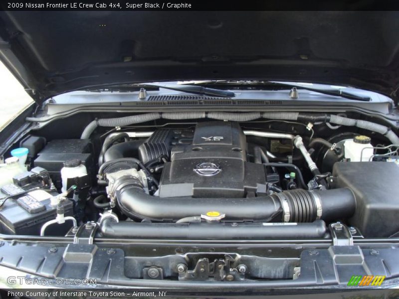 Super Black / Graphite 2009 Nissan Frontier LE Crew Cab 4x4