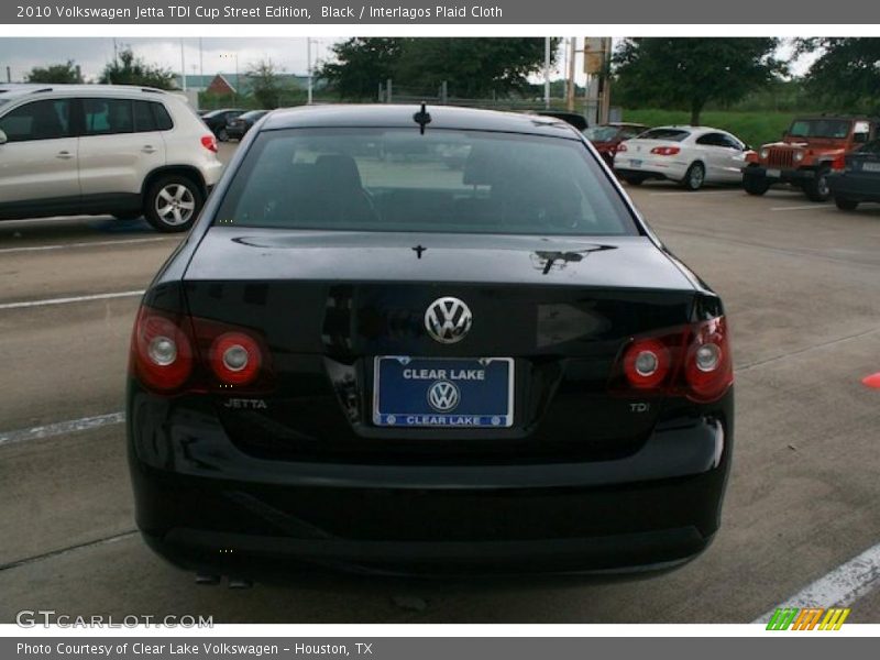 Black / Interlagos Plaid Cloth 2010 Volkswagen Jetta TDI Cup Street Edition
