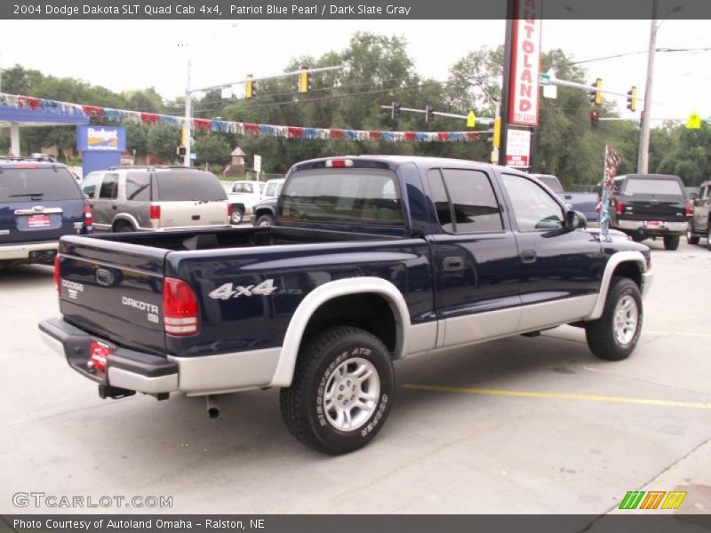 Patriot Blue Pearl / Dark Slate Gray 2004 Dodge Dakota SLT Quad Cab 4x4