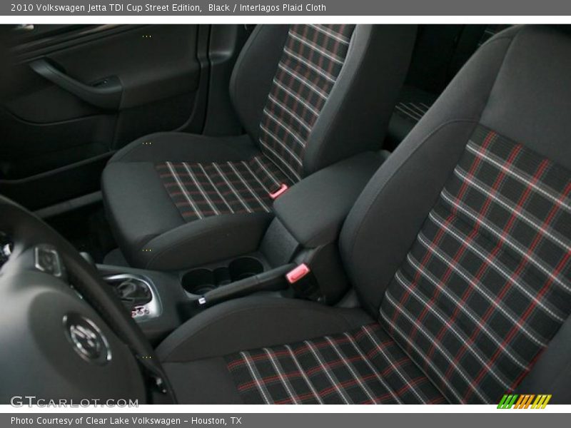 Black / Interlagos Plaid Cloth 2010 Volkswagen Jetta TDI Cup Street Edition