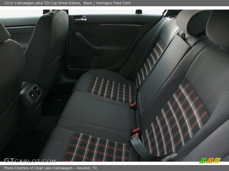 Black / Interlagos Plaid Cloth 2010 Volkswagen Jetta TDI Cup Street Edition