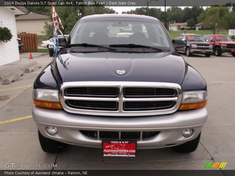 Patriot Blue Pearl / Dark Slate Gray 2004 Dodge Dakota SLT Quad Cab 4x4